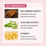 FOODAHOLIC Nature Skin Mask – Red Ginseng (25ml) - Image 7