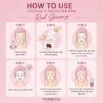 FOODAHOLIC Nature Skin Mask – Red Ginseng (25ml) - Image 3