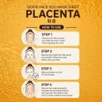 Good Face Eco Placenta Mask Sheet (1 Sheet) - Image 4