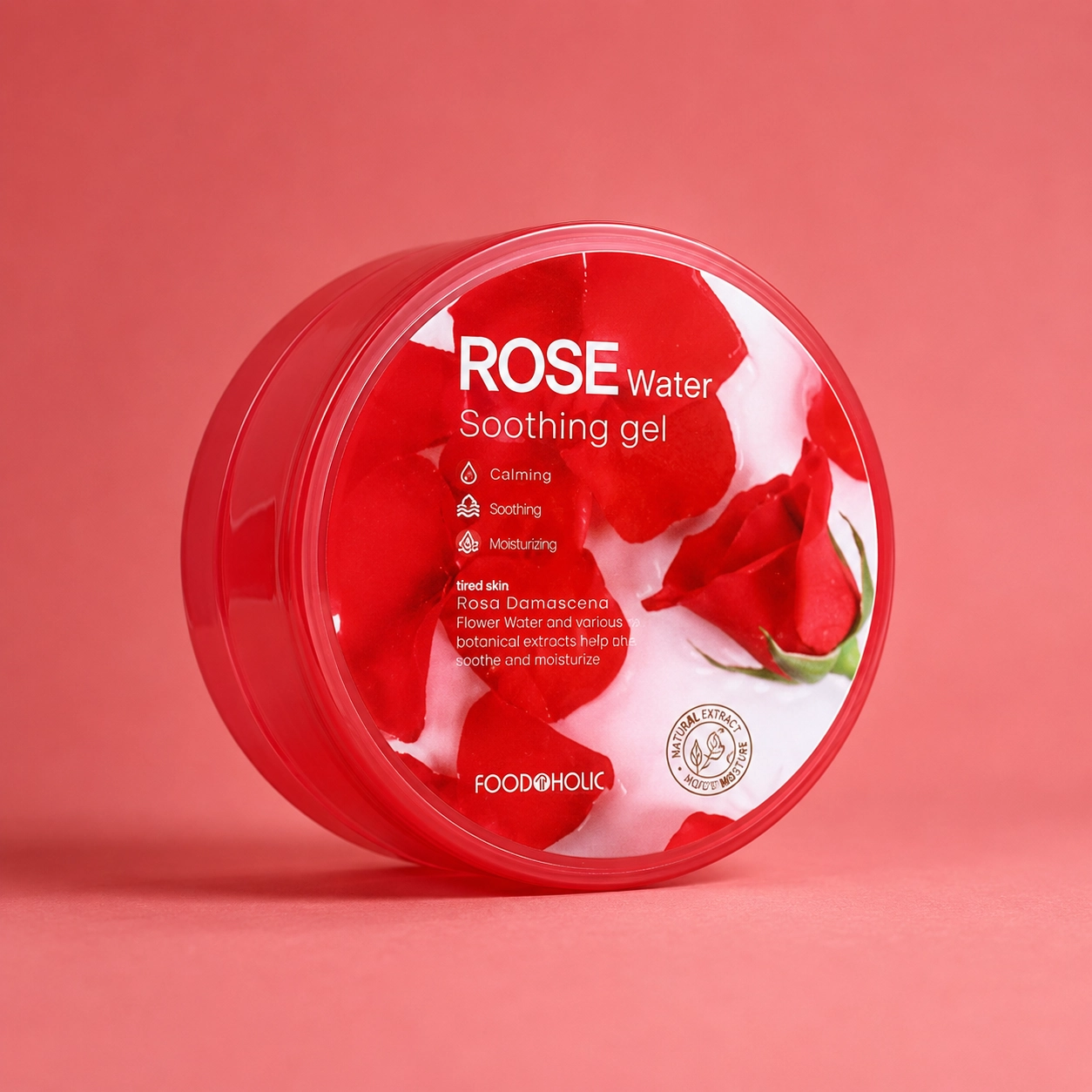a0e20ef5-42ba-496a-bb65-a4098f46c85d Foodaholic Rose Water Soothing Gel (300ml) - Image 1